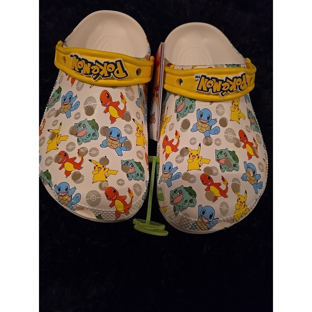 Crocs‎ Unisex Adult Sizes Classic Pokemon 2 Clog 207765-94S New Pikachu Squirtle